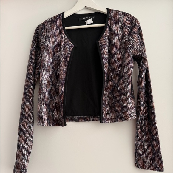 Gina Tricot Jackets & Blazers - Gina Tricot sequenced thin jacket size 38